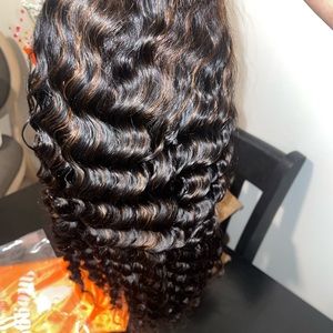 Lace front wig